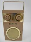 Vintage 1956 Zenith Royal 500 Tan 'Owl-Eye' 7 Transistor Radio Non-Working