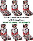 New ListingSan Francisco Giants Break #685 x6 2024 BOWMAN Baseball Hobby Box Half Case