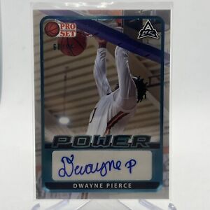 New Listing2021-22 Leaf Pro Set Power Dwayne Pierce Rookie Autograph Auto /99