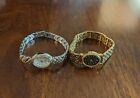 Vintage Watches Lot of 2 Silver And Gold Tone Pulsar Quartz W1