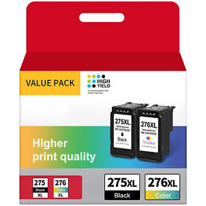 PG-275XL Ink Cartridge replacement for Canon CL-276XL PIXMA TR4720 TS3520 Lot