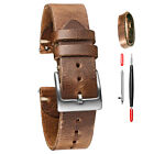 Leather Watch Bands Horween Leather Watch Strap for Men Women 18mm 20mm 22mm
