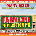 FARM LAND FOR SALE CUSTOM PH Advertising Banner Vinyl Mesh Sign farmer garage