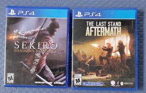 SEKIRO: Shadows Die Twice PS4 Game Lot with THE LAST STAND AFTERMATH PS4/PS5
