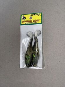 New ListingCrème Spoiler Shad Swimming Bait 3” sz Chartreuse Bunker Fishing Lures Unused