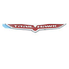 14-19 Jeep Grand & Cherokee Chrome & Red Wing Trailhawk Emblem Nameplate OEM NEW