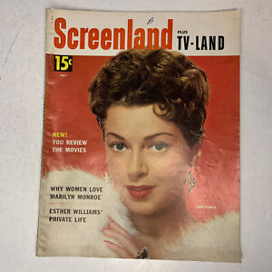 Screenland July 1954 - Lana Turner, Marilyn Monroe, Rock Hudson, Esther Williams