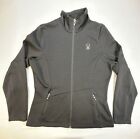 Spyder Core Jacket Women's Small Black Full Zip Classic Fit Sweater Sweatshirt