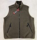 Filson Sherpa Fleece Vest Polartec Root Brown Full Zip Mens XL New $145
