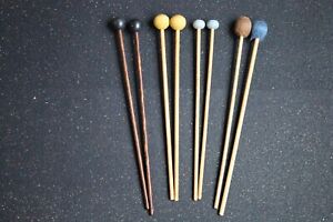 LOT Percussion Vintage Mallets, Musser, Mike Balter Yarn Rubber Plastic