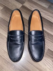 Allen Edmonds CAVANAUGH Men's DISCONTINUED Penny Loafers Sz 10.5 D Black Leather
