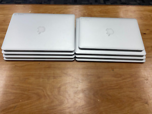 Lot of 8 Silver MacBook Airs 13/11-Inch, 7x A1466 13
