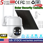 Wireless Security Camera System Outdoor WiFi 4MP Solar Battery 2 Way Audio