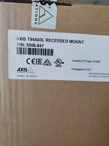 Axis T94A03L Recessed Mount Kit 5506-841 Fixed Dome Security Camera