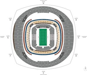2 New Orleans Saints 2024 Season Tickets  Field level seats