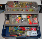 FLAMBEAU CLASSIC SERIES 2 TRAY TACKLE BOX 1419 FULL OF PANFISH LURES MORE READ