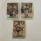 2022 Topps Chrome Refractor 3 Card Lot Atlanta Braves Acuna, Albies, Fried