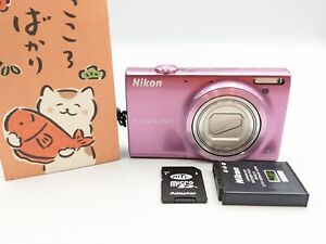 Nikon COOLPIX S6100 Gloss Pink 20.0MP Digital Camera FROM JAPAN 317