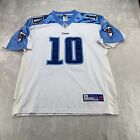 Tennessee Titans Jersey Mens 52 XXL 2XL Vince Young White Reebok NFL Authentic
