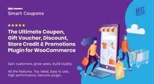 WooCommerce Smart Coupons WordPress Plugin - GPL - 90% off - Best Value on eBay!