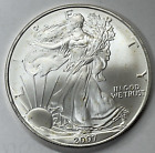 2007 W American Silver Eagle $1 Fine Silver 1 Oz Coin (CB183)