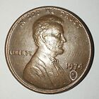 1974-D Die Clash Penny located on mint mark  error coin