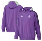 adidas Real Madrid 2022 - 23 FZ Hooded AW Jacket - Purple