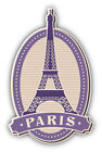 Eiffel Tower Paris France Vintage Label Car Bumper Sticker Decal