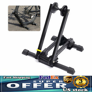 Foldable Bike Floor Parking Rack Storage Stand Bicycle Mountain Bike Holder US