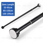 Adjustable Telescopic Shower Curtain Rail Rod Pole 21in - 78in Stainless Steel