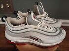 Nike Air Max 97 White/Varsity Red DM0027-100 Sneaker Shoes Mens Size 8