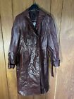 Parallel Leather Trench Coat Size 6