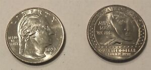 2022-D Anna Mae Wong AU/UNC Bank Roll of 40 Quarters may have errors