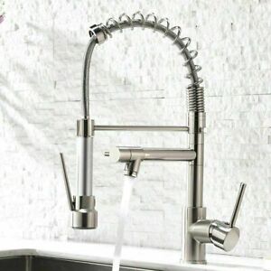 Aimadi Kitchen Sink Faucet Stainless Steel with Pull Down Sprayer Single Handle