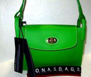 Dooney Bourke Pinky Shoulder Crossbody Bag Kelly Green Leather  NWT $198
