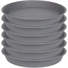 6 Pack 6 Inch Heavy Duty Plastic Plant Saucer Flower Pot Drip Trays for 5-7