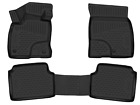 Ford Bronco Sport 2021-2023 All Weather Floor Mats for Front and 2nd Row, Black