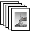 upsimples 16x20 Picture Frame Set of 5 Display Pictures Wall Gallery Poster