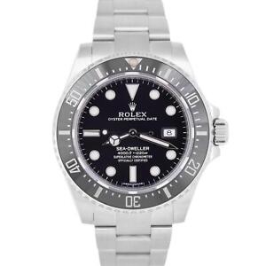 MINT PAPERS Rolex Sea-Dweller 4000 SD4K 40mm Ceramic Stainless Watch 116600 BOX