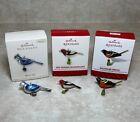 Blue Jay Woodpecker Baltimore Oriole Hallmark Keepsake Miniature Bird lot of 3