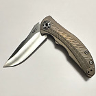 Zero Tolerance 0609 Folding Pocketknife, Silver/Bronze. Brand New! Ship same day