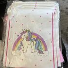 Bumbly The Unicorn Party Favor Drawstring Bag 10 Count 8x10