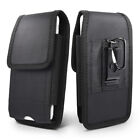 Universal Leather Cell Phone Pouch Case Cover Holder Carrying Belt Clip Holster