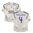 New ListingSergio Ramos Real Madrid Home Long Sleeve Retro Jersey 2006/07 Size Small
