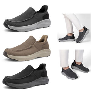 Men's Hands Free Slip-on Loafers Walking Shoes Comfortable Casual Sneakers 8-13