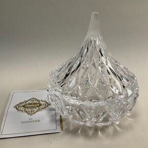 Hershey's Kiss Shannon  Crystal Covered Godinger Candy Dish