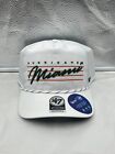Miami Hurricanes NCAA '47 Brand White Script Hitch Rope Adjustable Snapback Hat