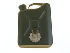 GORDON HIGHLANDERS REGIMENT DELUXE JERRY CAN HIP FLASK & SILVER PLATED BADGE