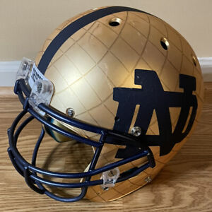 Notre Dame Football 2014 Shamrock Series Indy Game Used Helmet
