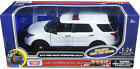 Motormax 1/24 LIGHTS & SOUNDS Blank White 2015 Ford Utility Explorer Police SUV